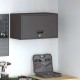 Sonata H Стенен шкаф за гараж Черно 60 x 33 x 35 см