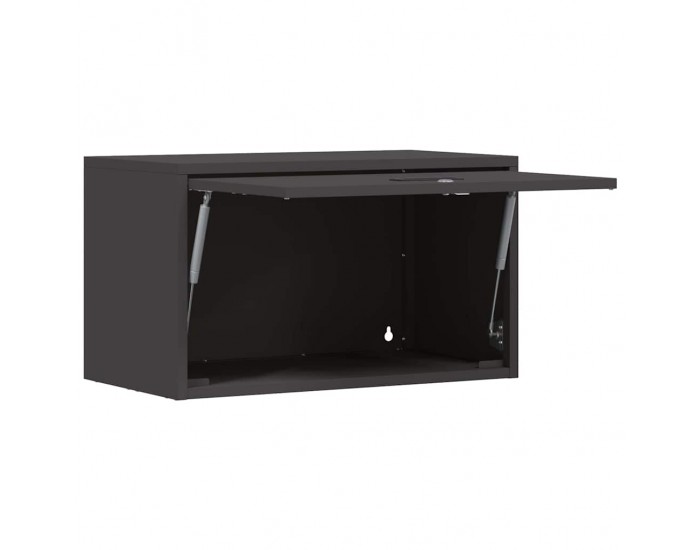 Sonata H Стенен шкаф за гараж Черно 60 x 33 x 35 см