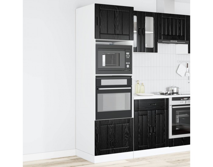 Sonata H Кухненски шкаф Черния дъб 60 x 57 x 207 см Инженерно дърво