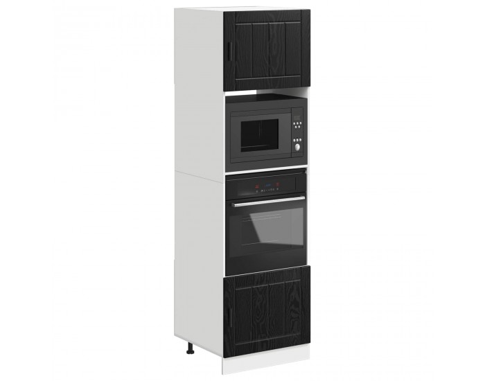 Sonata H Кухненски шкаф Черния дъб 60 x 57 x 207 см Инженерно дърво