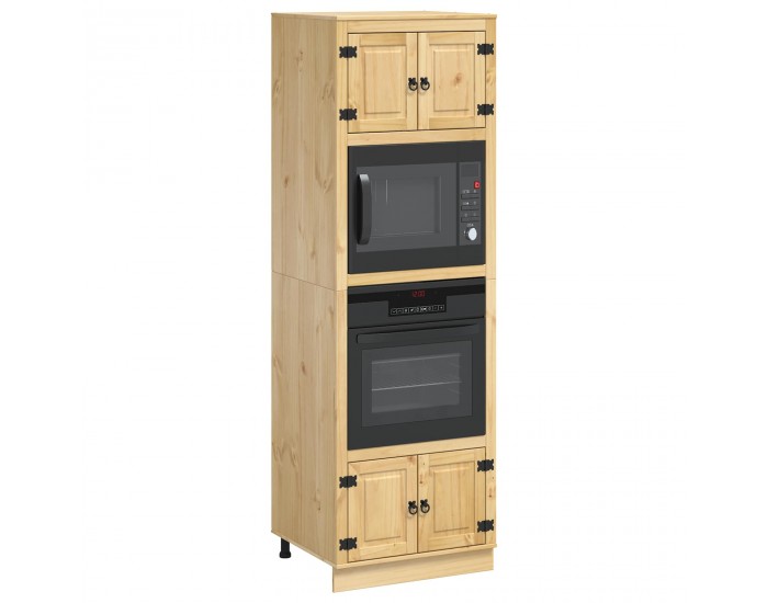 Sonata H За шкафове с рафт Меден 60 x 32 x 40 см Солидно борово дърво