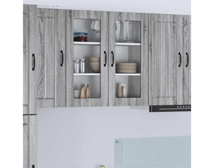 Sonata H Кухненски шкаф Сив Сонома 80 x 31 x 80 см Инженерно дърво