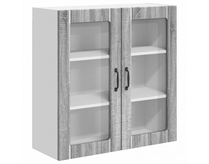 Sonata H Кухненски шкаф Сив Сонома 80 x 31 x 80 см Инженерно дърво