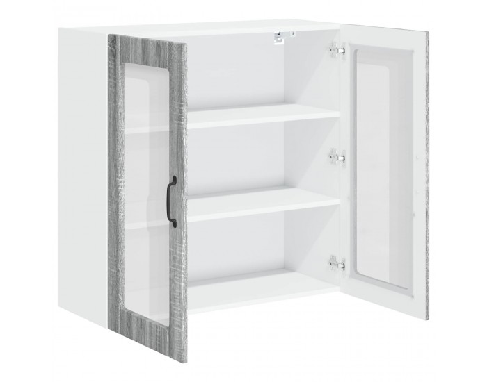 Sonata H Кухненски шкаф Сив Сонома 80 x 31 x 80 см Инженерно дърво