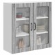 Sonata H Кухненски шкаф Сив Сонома 80 x 31 x 80 см Инженерно дърво