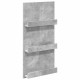 Sonata H Етажерка за списания с рафт Циментено сиво 51 x 11 x 102 см