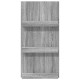 Sonata H Етажерка за списания с рафт Сив Сонома 51 x 11 x 102 см