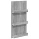 Sonata H Етажерка за списания с рафт Сив Сонома 51 x 11 x 102 см