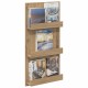 Sonata H Етажерка за списания Дъб 51 x 11 x 102 см Инженерно дърво