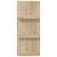 Sonata H Етажерка за списания с рафт Сонома дъб 51 x 11 x 102 см