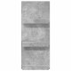 Sonata H Етажерка за списания с рафт Циментено сиво 51 x 11 x 102 см