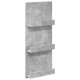 Sonata H Етажерка за списания с рафт Циментено сиво 51 x 11 x 102 см