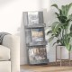 Sonata H Етажерка за списания с рафт Сив Сонома 51 x 11 x 102 см
