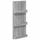 Sonata H Етажерка за списания с рафт Сив Сонома 51 x 11 x 102 см