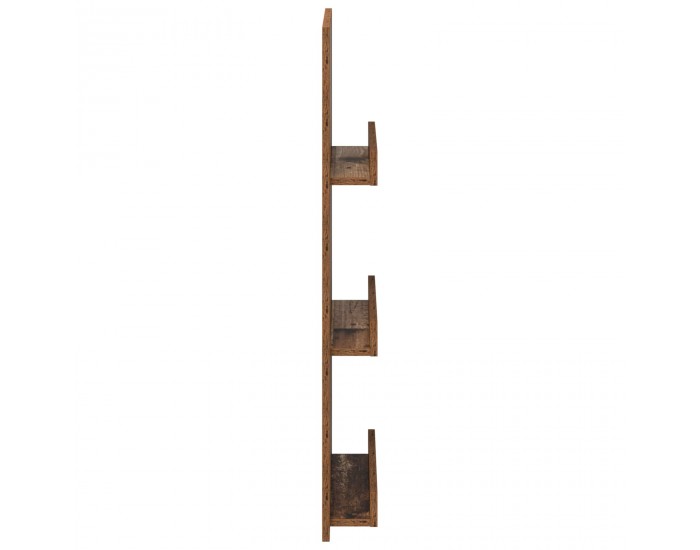 Sonata H Етажерка за списания с рафт Старо дърво 51 x 11 x 102 см