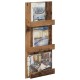 Sonata H Етажерка за списания с рафт Старо дърво 51 x 11 x 102 см