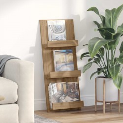 Sonata H Етажерка за списания Дъб 51 x 11 x 102 см Инженерно дърво - Hol