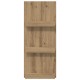 Sonata H Етажерка за списания Дъб 51 x 11 x 102 см Инженерно дърво