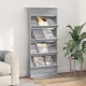 Sonata H Етажерка за списания с рафт Сив Сонома 70 x 41 x 156 см