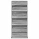 Sonata H Етажерка за списания с рафт Сив Сонома 70 x 41 x 156 см