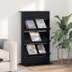 Sonata H Етажерка за списания с рафт Черния дъб 70 x 41 x 126 см
