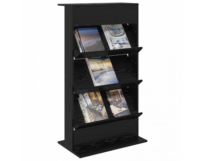 Sonata H Етажерка за списания с рафт Черния дъб 70 x 41 x 126 см
