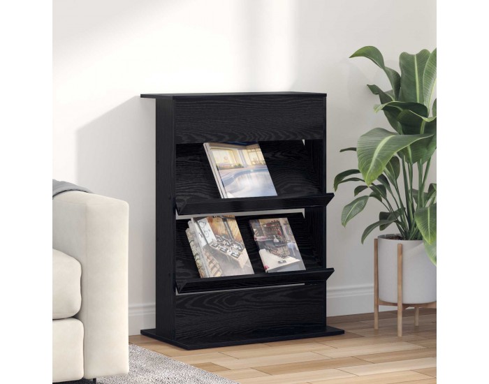 Sonata H Етажерка за списания Черния дъб 70 x 41 x 96 см Инженерно дърво