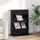Sonata H Етажерка за списания Черния дъб 70 x 41 x 96 см Инженерно дърво