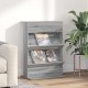 Sonata H Етажерка за списания Сив Сонома 70 x 41 x 96 см Инженерно дърво