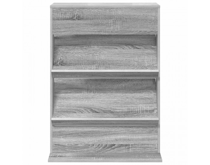 Sonata H Етажерка за списания Сив Сонома 70 x 41 x 96 см Инженерно дърво