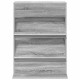 Sonata H Етажерка за списания Сив Сонома 70 x 41 x 96 см Инженерно дърво