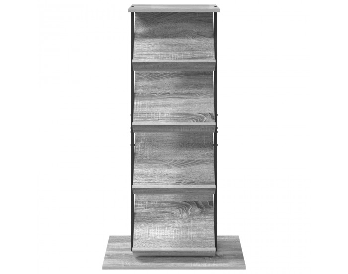 Sonata H Етажерка за списания с рафт Сив Сонома 68 x 40 x 123.5 см