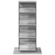 Sonata H Етажерка за списания с рафт Сив Сонома 68 x 40 x 123.5 см