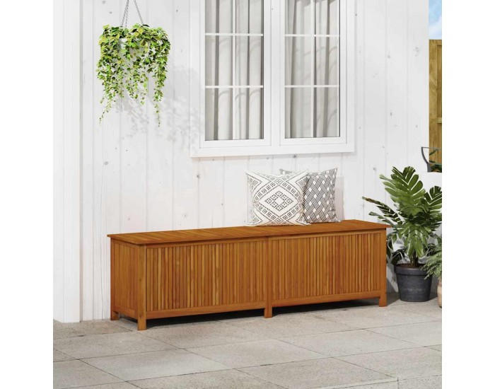 Sonata H Градинска кутия за съхранение 200x50x58 см акациево дърво масив