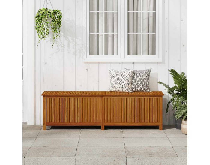 Sonata H Градинска кутия за съхранение 200x50x58 см акациево дърво масив