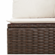 Комплект Градински Диван Sonata H с Възглавници Кафяв Полиратан