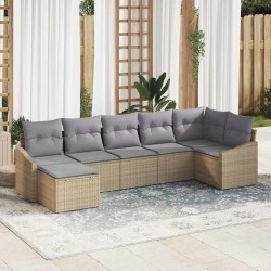 Sonata H Комплект за хранене в градината 7 pcs Бежов и Светло Сив - Seturi pentru exterior