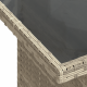 Sonata H 8 Частен Градински Диван Комплект С Възглавници Светлосиво Полиратан
