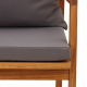 Sonata H Градински столове 2 бр 59.5x65x71.5 см Масивна акация