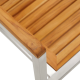 Комплект за градинска трапезария Sonata H от 5 части Масивна акациева дървесина