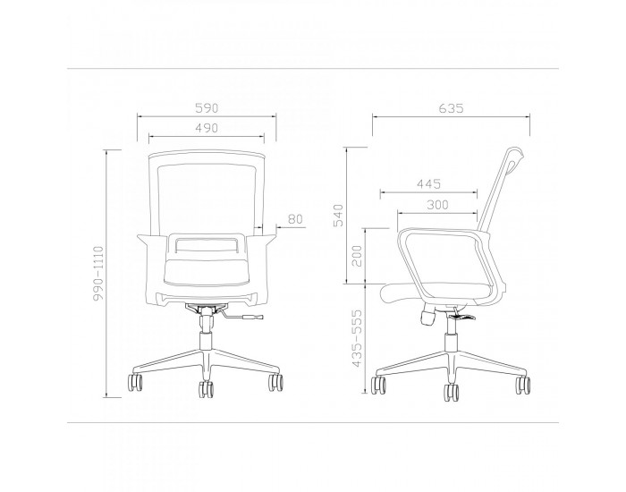 Офис стол RFG Smart W, дамаска и меш, Tilt механизъм, до 120 kg, черна седалка, черна облегалка