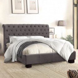 Спалня Мебели Богдан модел New Queen - velvet - Bogdan Furniture