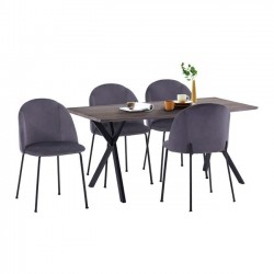 К-кт маса 140х80 см и 4 стола Мебели Богдан модел Klara - Bogdan Furniture
