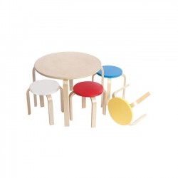 Сет детска маса с 4 стола Мебели Богдан Kids Fun - Bogdan Furniture