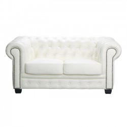 Диван Мебели Богдан модел Chestyrfiild T.-689 white - Canapele