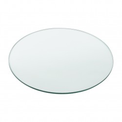 Стъклен плот за маса, камина , защитно стъкло,  Ø 600 x 8 mm - Mese