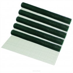 Телена ограда с PVC покритие, 5 броя рула 1 x 5 m - Copertine și umbrele