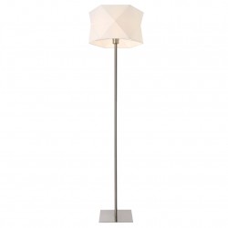 Подова лампа Narwa, 152 cm, Бяла/Хром - Lux.pro