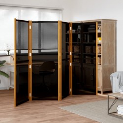 Sonata H Параван за стая, 4 панела, черен, 280x180 cм - Electrocasnice și accesorii pentru living