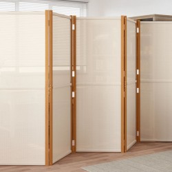 Sonata H Параван за стая, 6 панела, кремавобял, 420x180 cм - Electrocasnice și accesorii pentru living